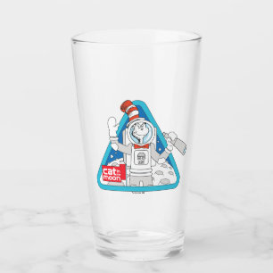 Verre Dr Seuss Cat in the Moon Outer Space Graphic