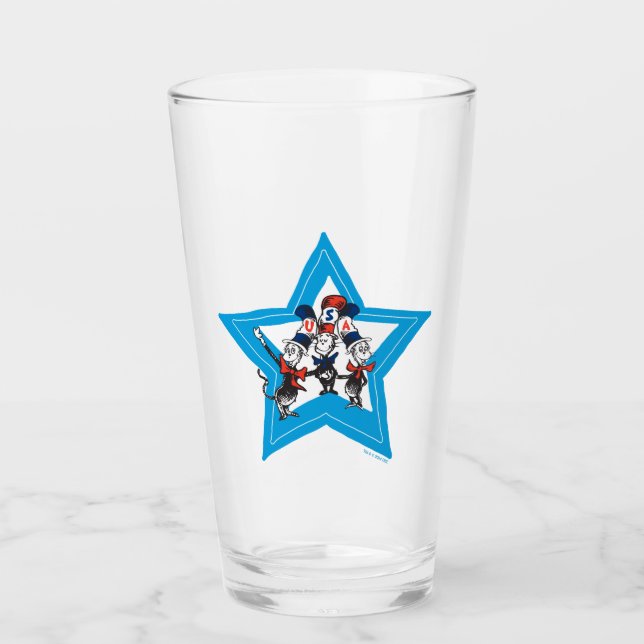 Verre Dr. Seuss | Chapeaux graphiques USA pour petits ch (Devant)