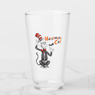 Verre Dr. Seuss Chat Chapeauté Halloween