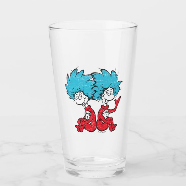 Verre Dr. Seuss | Enseignant C'est une chose de maternel (Devant)