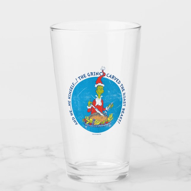 Verre Dr. Seuss | Grinch | Bête de Noël rôti (Devant)