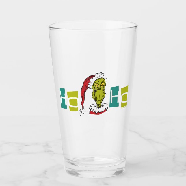 Verre Dr Seuss | Grinch - Ho Ho Ho (Devant)