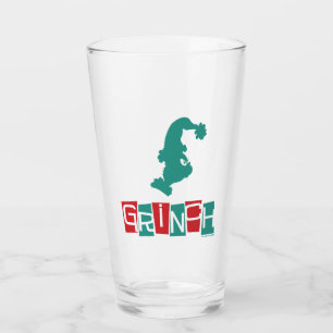 Verre Dr Seuss   Grinch - Rouge et Vert