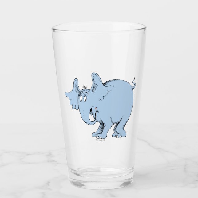 Verre Dr. Seuss | Horton entend un qui! (Devant)