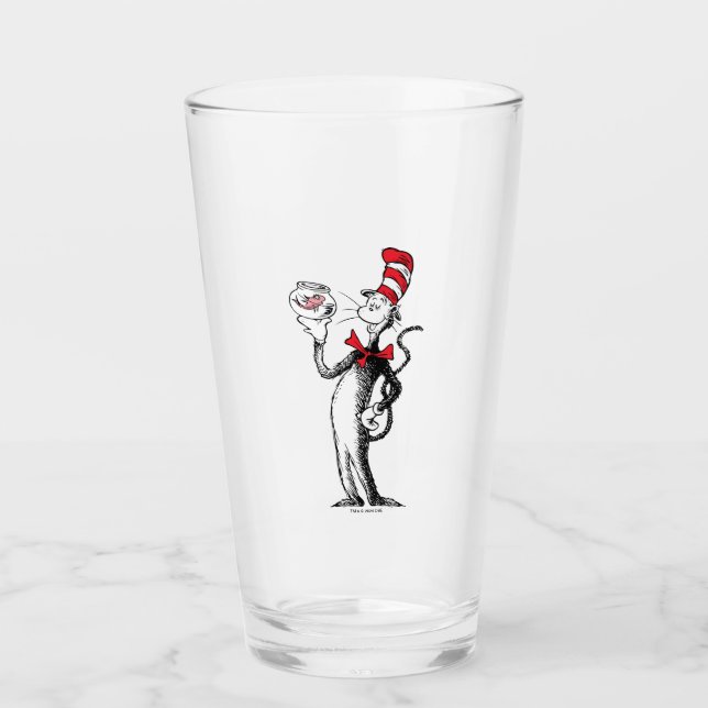 Verre Dr. Seuss | Le Chat dans le Chapeau & Krinklebine (Devant)