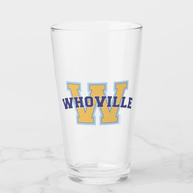 Verre Dr. Seuss | Logo Athlétique de Who-ville (Devant)