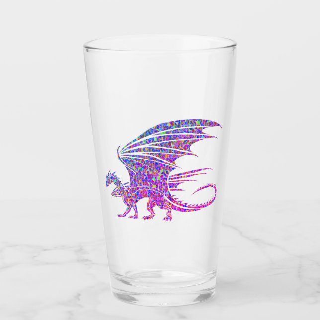 Verre Dragon de mosaïque Extraordinaire (Devant)