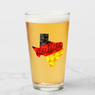 Verre Drapeau allemand de Polygon natif du Texas
