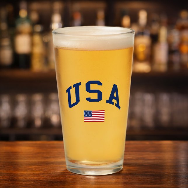 Verre Drapeau américain de la fête de l'indépendance pat (Créateur téléchargé)