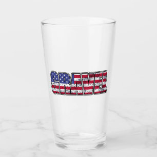 Verre Drapeau américain Gravel Cycling