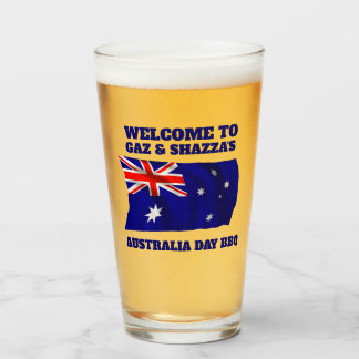 Verre Drapeau australien Bière personnalisée moderne Aus