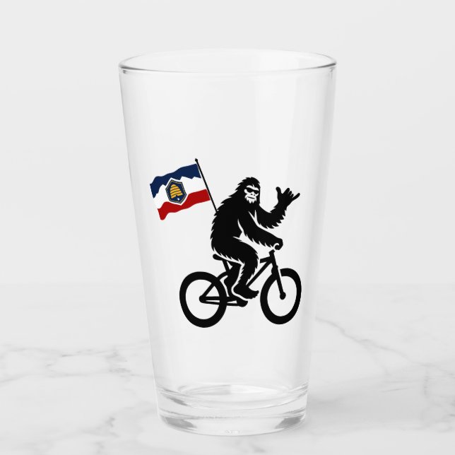 Verre Drapeau Bigfoot Cycling Utah (Devant)