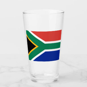 Verre Drapeau d'Afrique du Sud