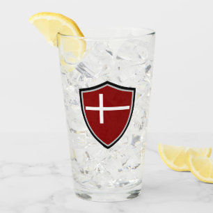 Verre Drapeau danois