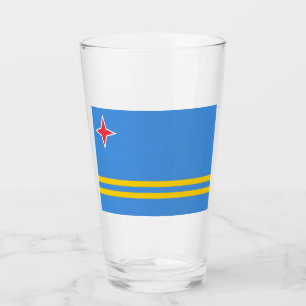 Verre Drapeau d'Aruba