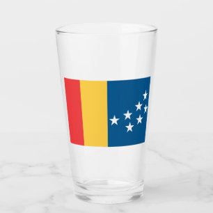 Verre Drapeau de Durham (Caroline du Nord, États-Unis)
