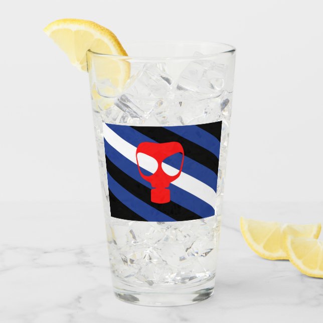 Verre Drapeau de fierté de masque (Devant glace)