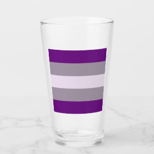 Verre Drapeau de fierté grise sexuelle