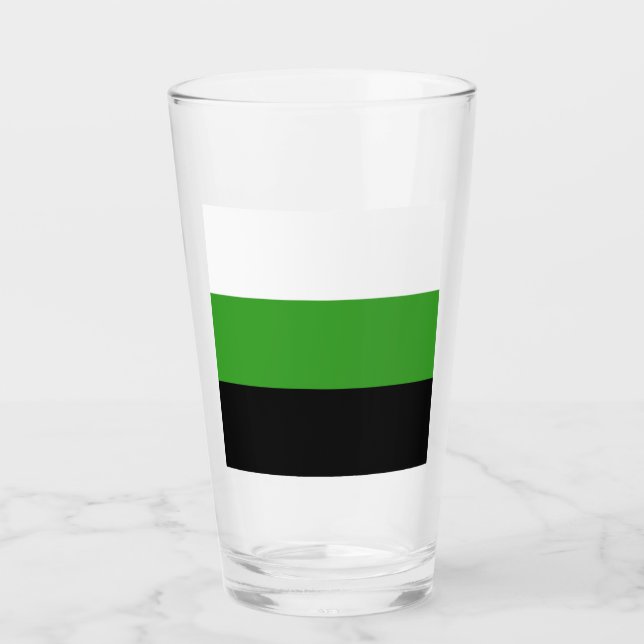 Verre Drapeau de fierté Neutrois (Devant)