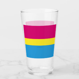 Verre drapeau de fierté pansexuelle SlipperyJoe rose amb