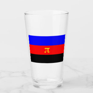 Verre Drapeau de fierté polyamoureuse