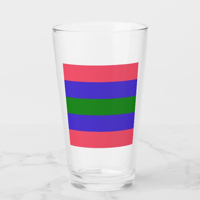 Verre Drapeau de fierté trigender (Devant)