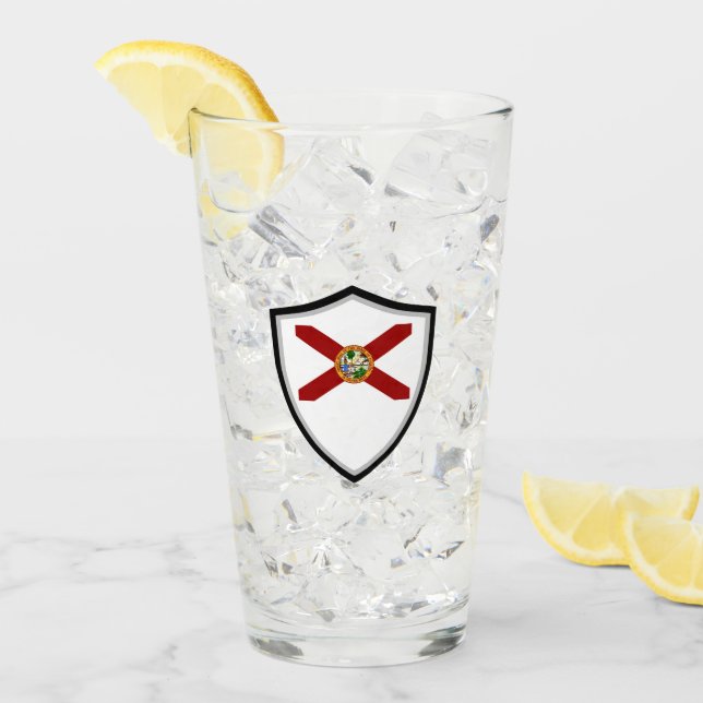 Verre Drapeau de Floride (Devant glace)