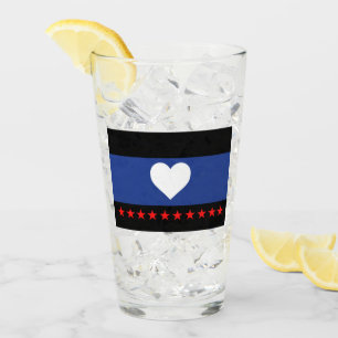 Verre Drapeau de la fierté du pied