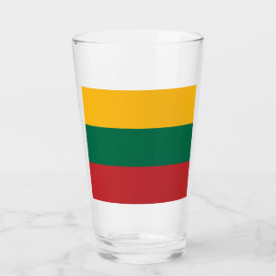 Verre Drapeau de la Lituanie