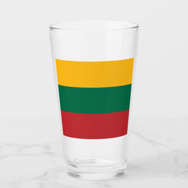 Verre Drapeau de la Lituanie (Devant)