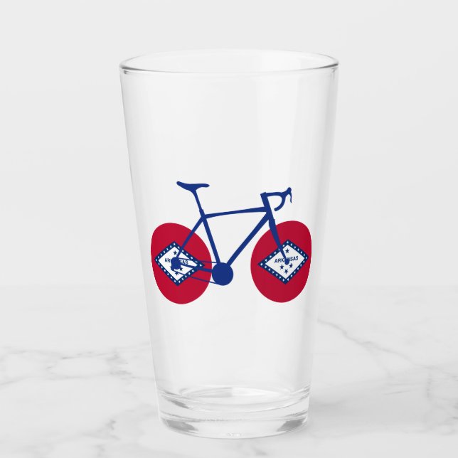 Verre Drapeau de l'Arkansas (Devant)