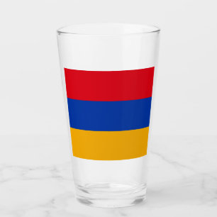 Verre Drapeau de l'Arménie