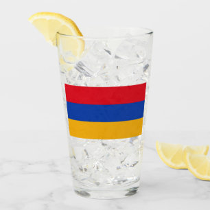 Verre Drapeau de l'Arménie