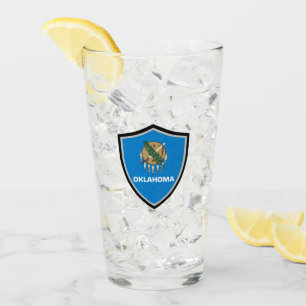 Verre Drapeau de l'Oklahoma