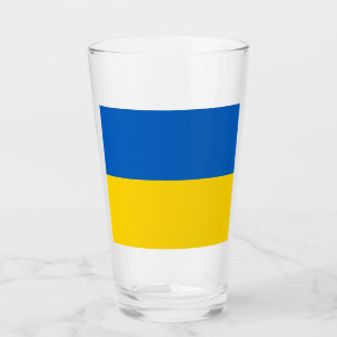 Verre Drapeau de l'Ukraine