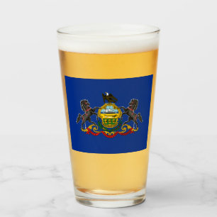 VERRE DRAPEAU DE PENNSYLVANIE