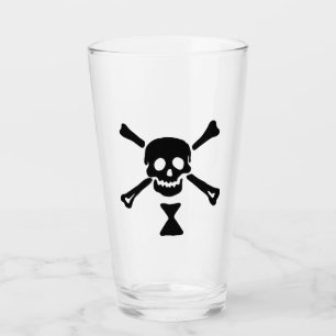 Verre Drapeau de pirate d'Emanuel Wynne Jolly Roger