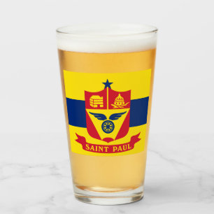 Verre Drapeau de Saint Paul (Minnesota)