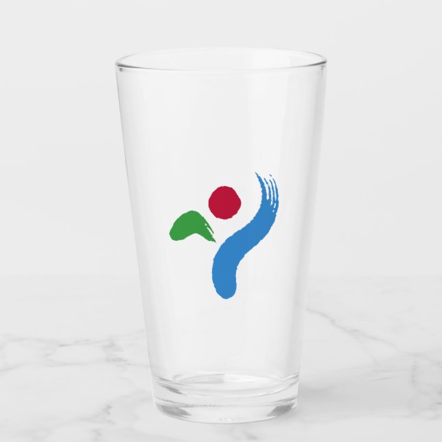 Verre Drapeau de Séoul (Corée du Sud) (Devant)