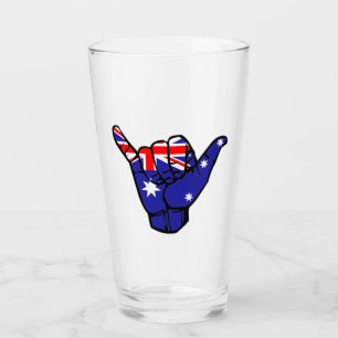 Verre Drapeau de Shaka Australie