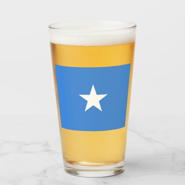 Verre Drapeau de Somalie (Devant (rempli))
