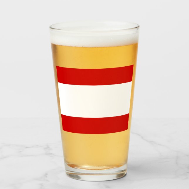 Verre Drapeau de Tahiti (Devant (rempli))