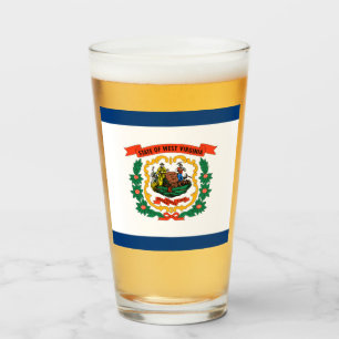 Verre Drapeau de Virginie occidentale