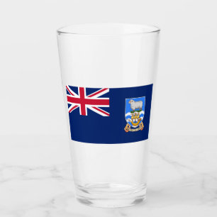 Verre Drapeau des îles Falkland (Territoire britannique)