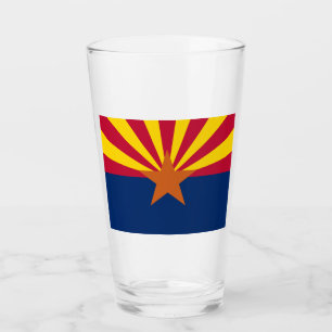 Verre Drapeau d'État de l'Arizona