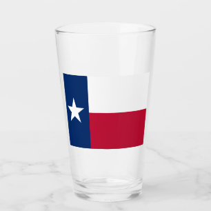 Verre Drapeau d'État texan (Texas)