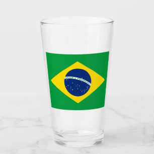 Verre Drapeau du Brésil
