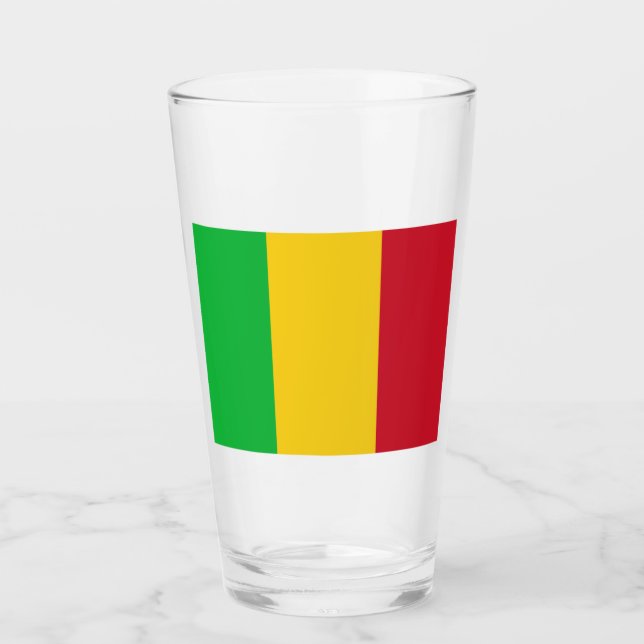 Verre Drapeau du Mali (Devant)