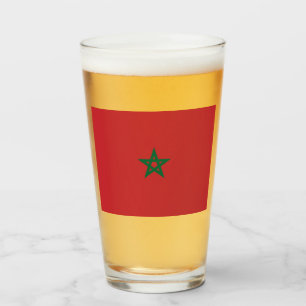 Verre Drapeau du Maroc