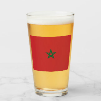 Verre Drapeau du Maroc
